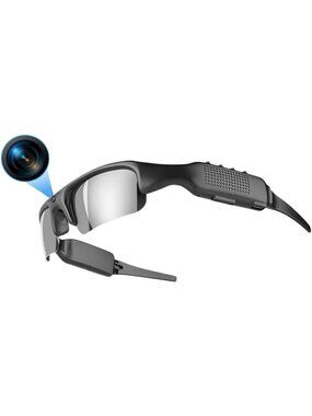 Smart Glasses with Camera, 1080P HD Video Recording, Bluetooth Audio, Polarized